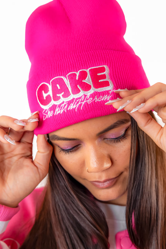 CAKE Pink Beanie