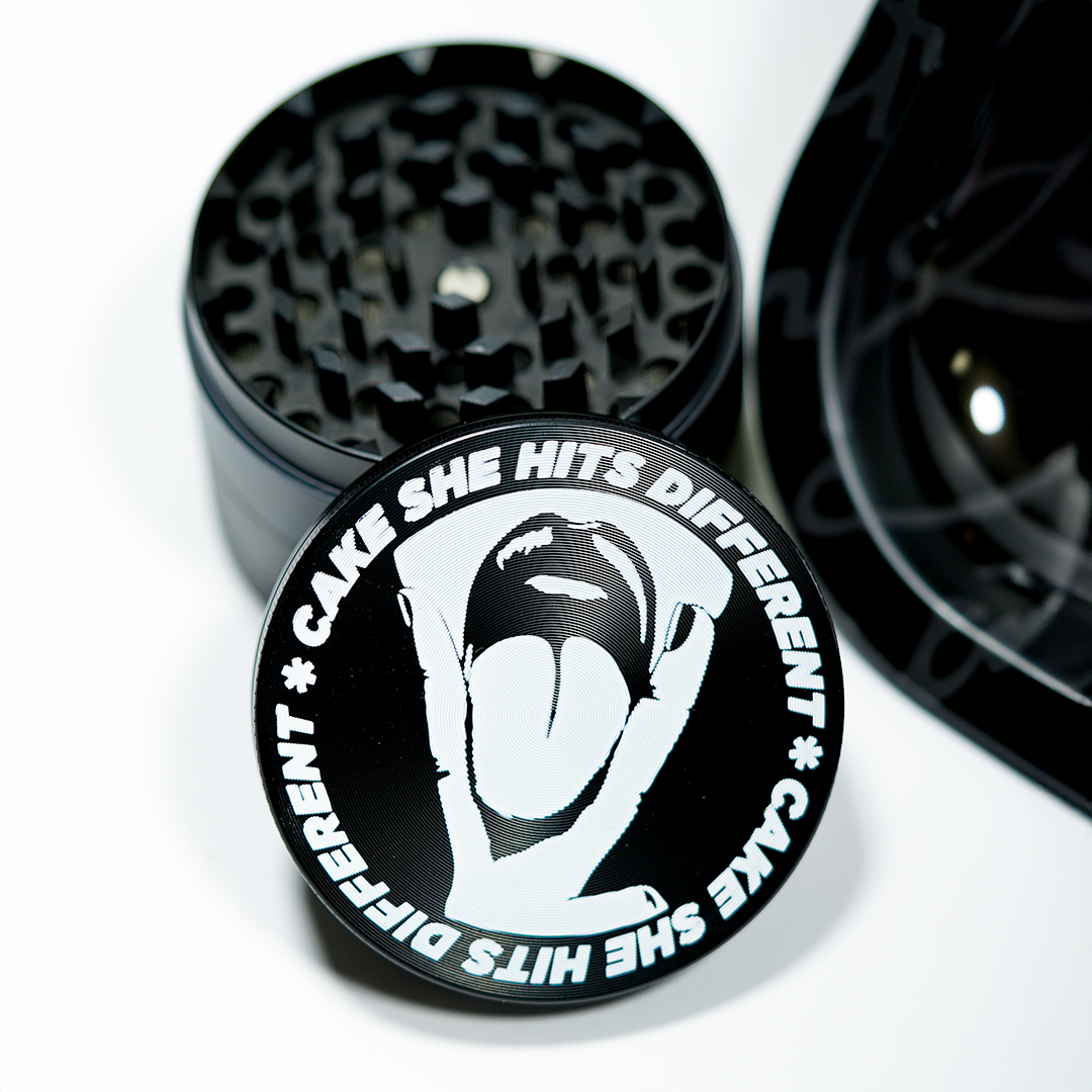SHE HITS DIFFERENT Naughty Black // Grinder