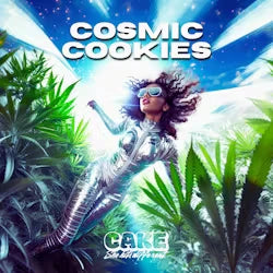 Cosmic Cookies hybrid vape with smooth golden oil.