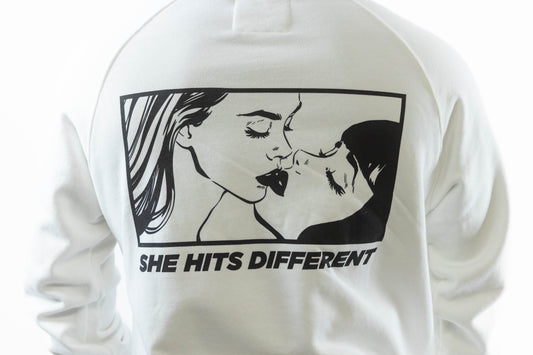 She Kisses Different // Crew Sweatshirt