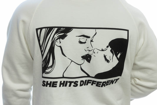 She Kisses Different // Hooded Sweatshirt