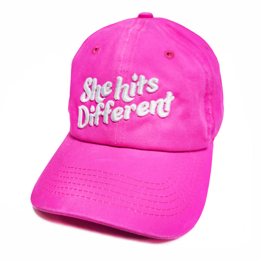 She Hits Different // Dad Hat